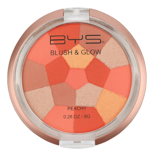 BYS Blush & Glow Mosaic Compact Peachy