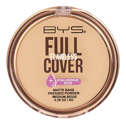 BYS Pressed Powder Full Coverage – Medium Beige