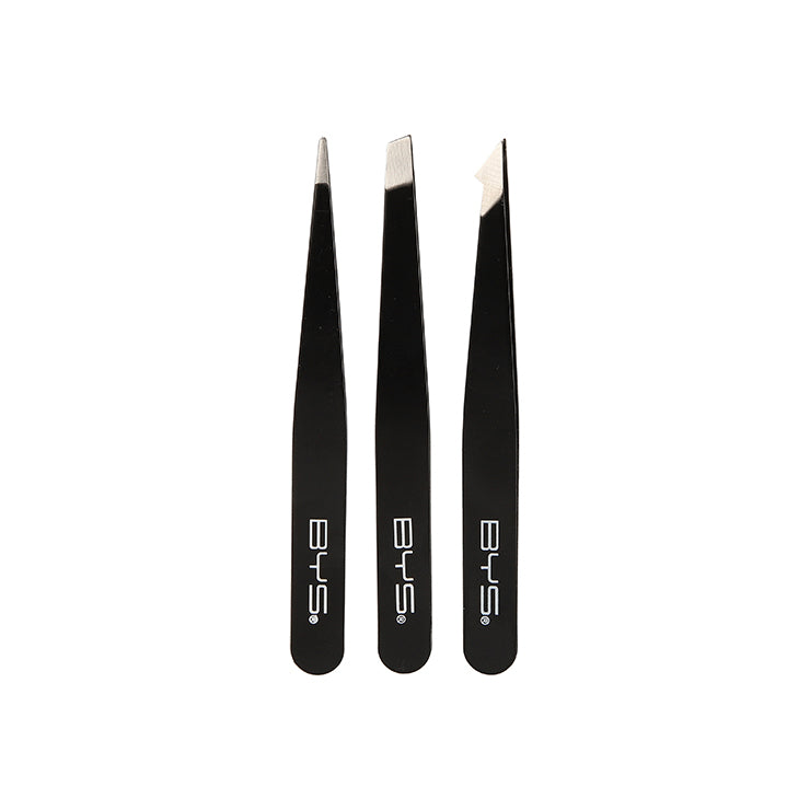BYS Tweezers Set 3PK