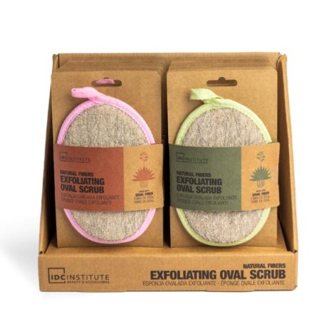 IDC Institute Fibers Exfoliating Oval Scrub Sponge