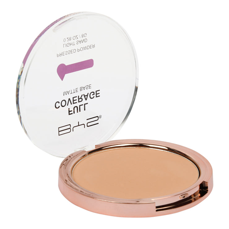 BYS Pressed Powder Full Coverage – Light Sand