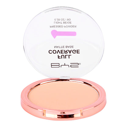 BYS Pressed Powder Full Coverage – Light Beige
