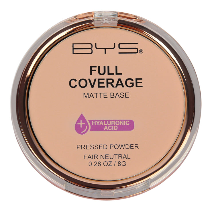 BYS Pressed Powder Full Coverage – Fair Neutral