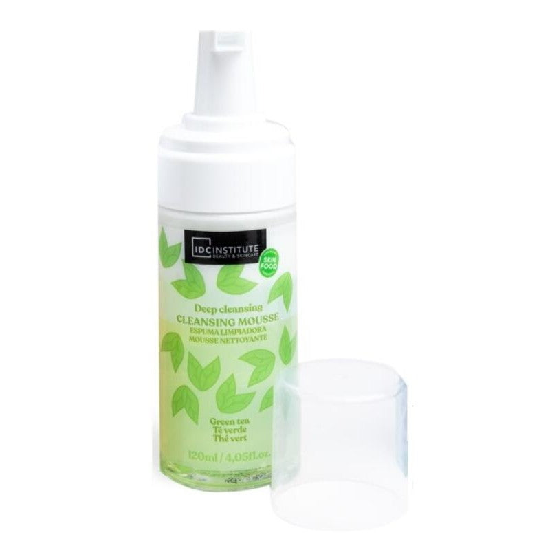 IDC Institute Skin Food Face Cleanser Mousse Green Tea 120 ml