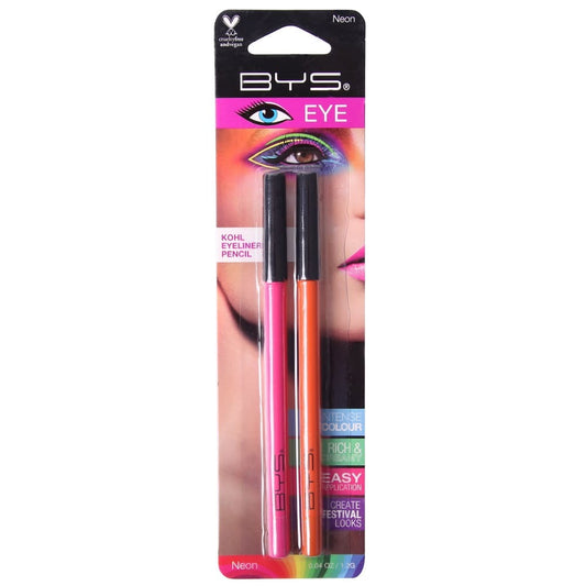 BYS Neon Eyeliner Duo Pink Orange