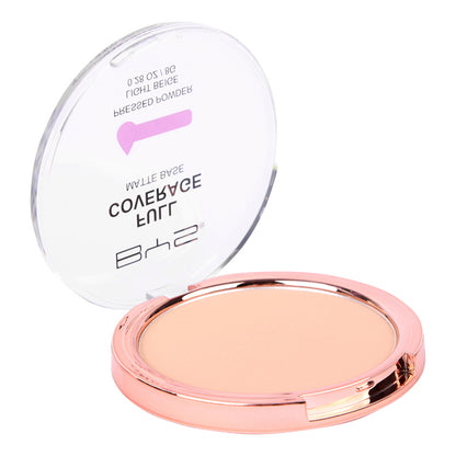 BYS Pressed Powder Full Coverage – Light Beige