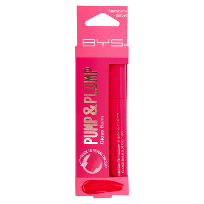 BYS Pump & Plump Gloss Balm – Strawberry Sorbet