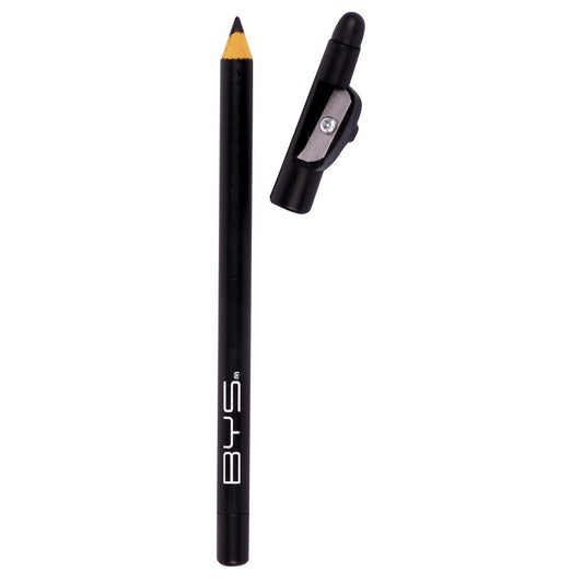 BYS Eyeliner Pencil – 05 Black avec taille-crayon