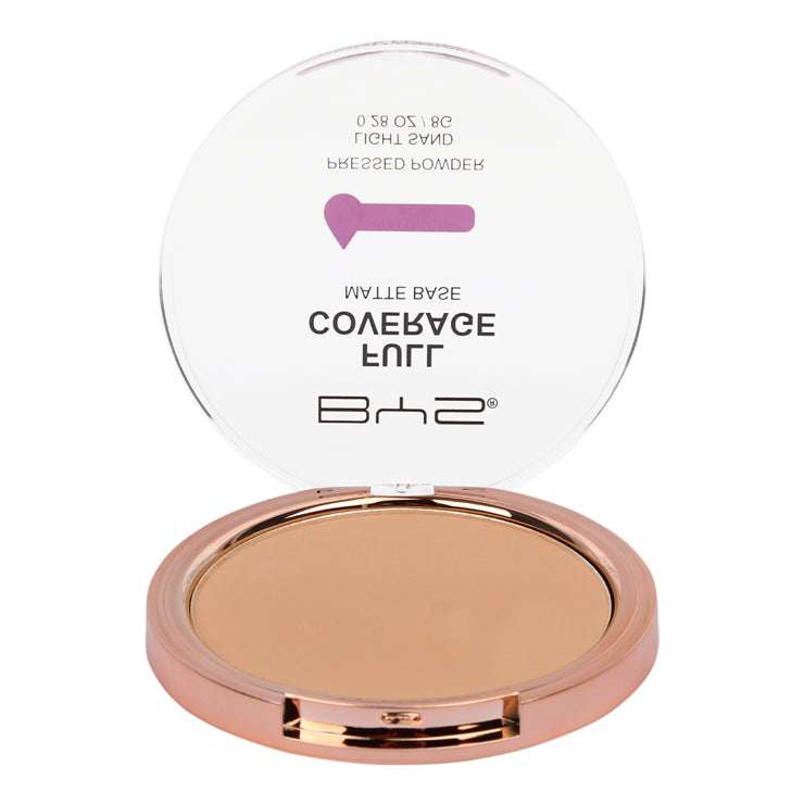 BYS Pressed Powder Full Coverage – Light Sand