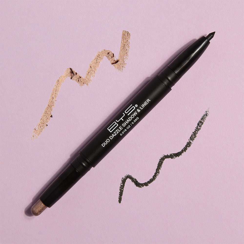 BYS Duo Dazzle Shadow & Liner – Brass Brown & Black