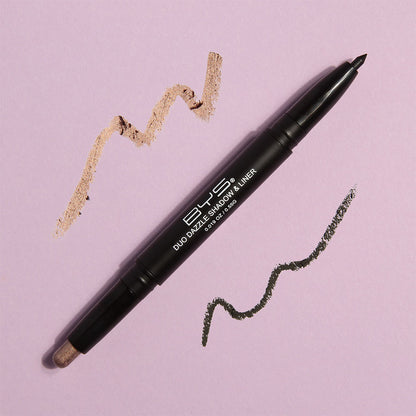 BYS Duo Dazzle Shadow & Liner – Brass Brown & Black