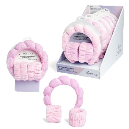IDC Institute Skincare Headband and Wristband