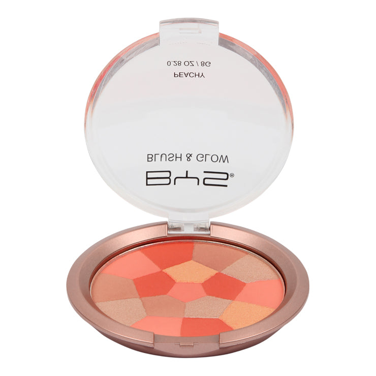 BYS Blush & Glow Mosaic Compact Peachy