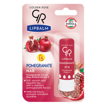 Golden Rose Lipbalm SPF 15 Saveur Fruitée – Grenade