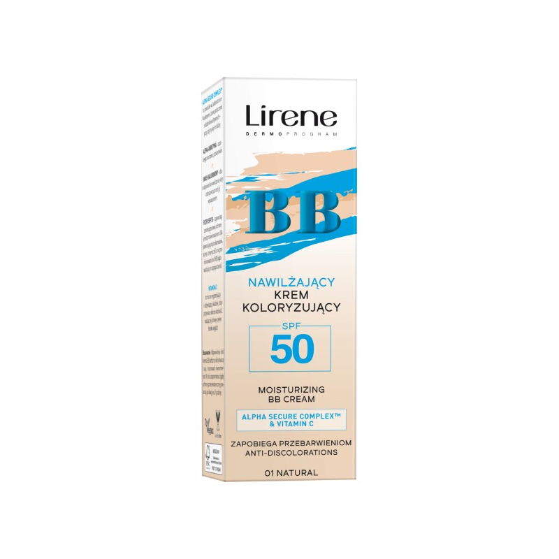 Lirene Moisturizing BB Cream SPF 50 – 01 natural
