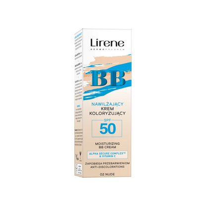 Lirene Moisturizing BB Cream SPF 50 – 02 nude