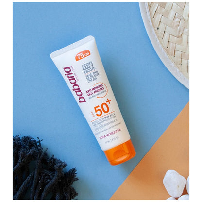 Babaria Crème Protectrice Solaire Visage SPF 50+