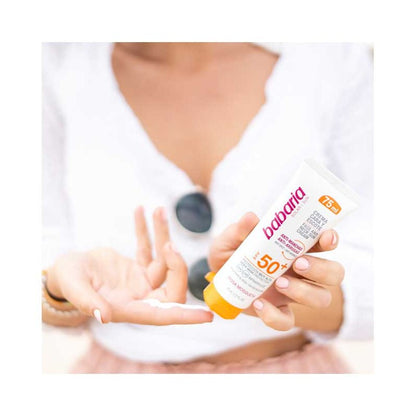 Babaria Crème Protectrice Solaire Visage SPF 50+