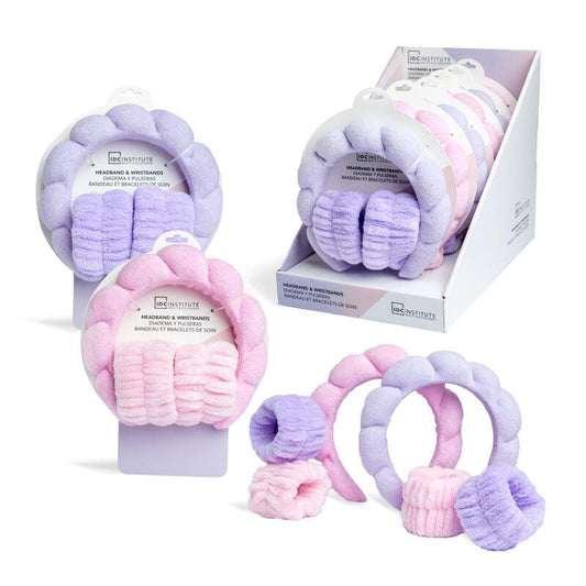 IDC Institute Skincare Headband and Wristband