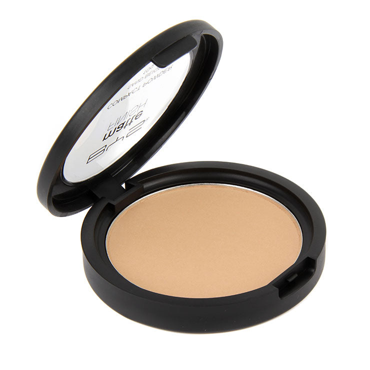 BYS Matte Compact Powder – Sand Beige