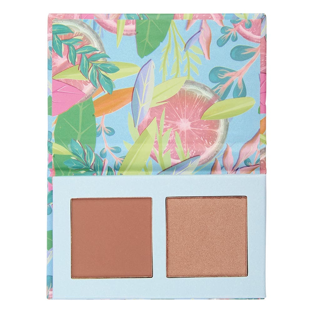 BYS Mini Graphic Palette Floral Blush & Bronze Duo