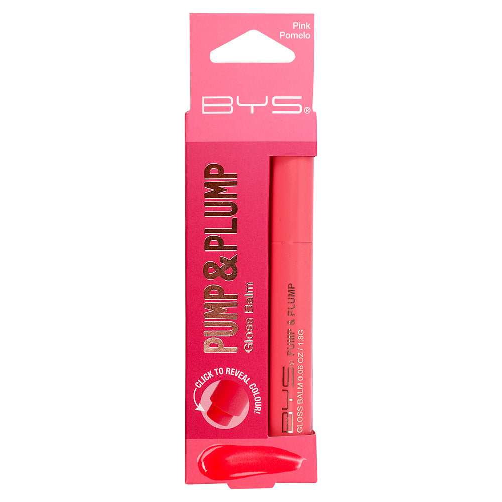 BYS Pump & Plump Gloss Balm – Pink Pomelo
