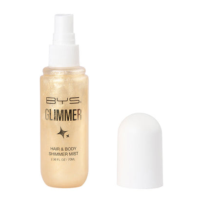 BYS Glimmer Hair & Body Shimmer Mist – Solar Radiance