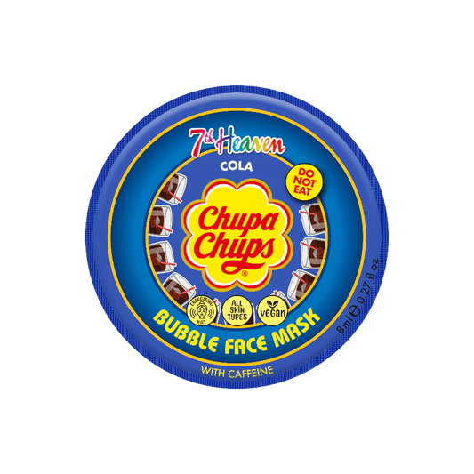7th Heaven Chupa Chups Cola Bubble Face Mask with Caffeine