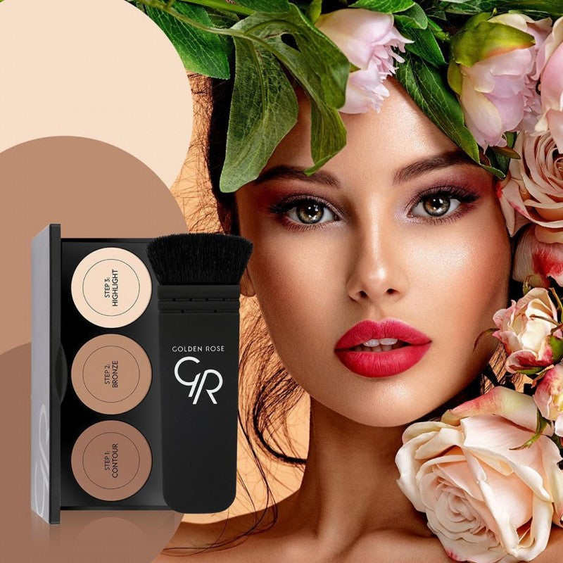 Golden Rose Contour Powder Kit