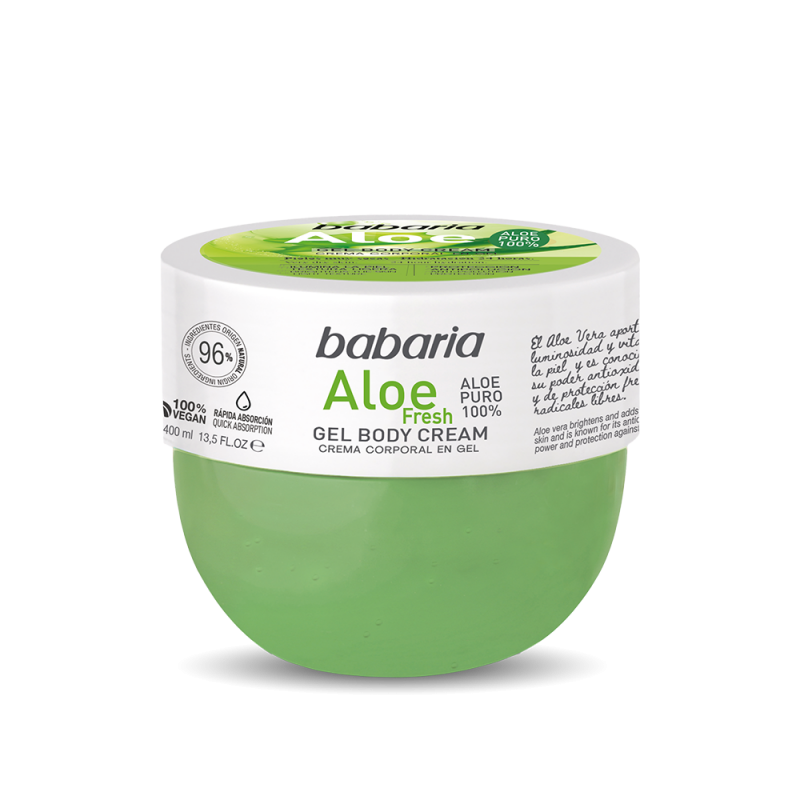 Babaria Aloe Vera Crème Corporelle Après-Soleil Fraîche