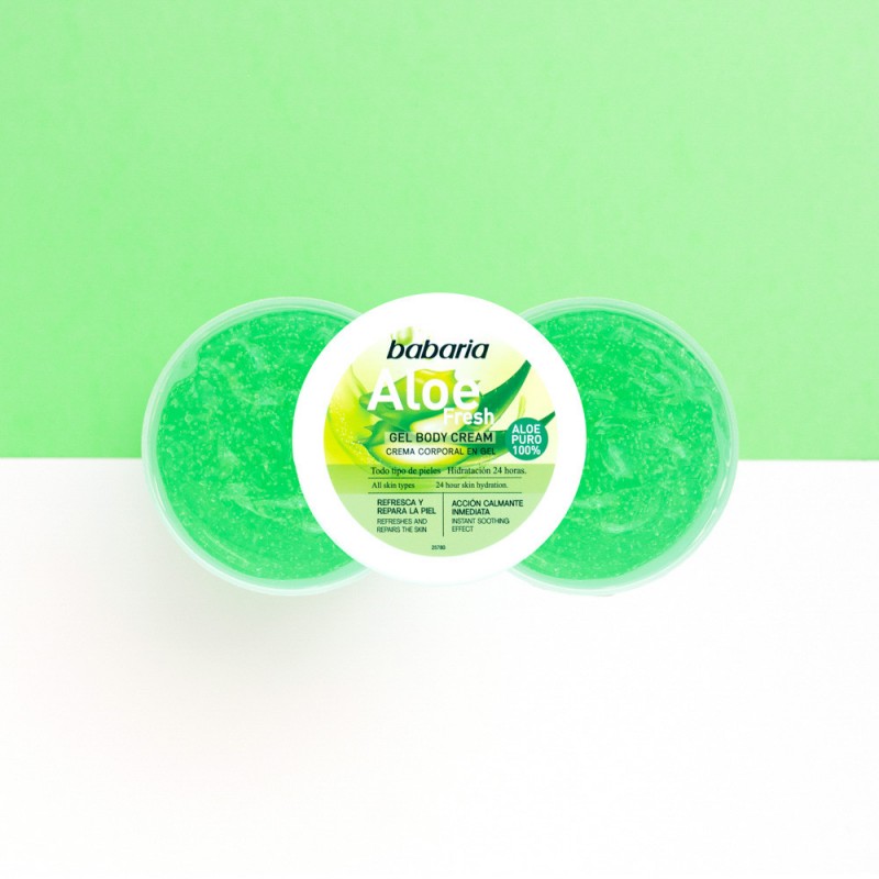 Babaria Aloe Vera Crème Corporelle Après-Soleil Fraîche