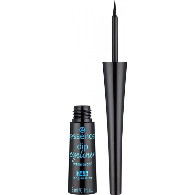 Essence Dip Eyeliner Waterproof 24h Long-Lasting – 01 Black