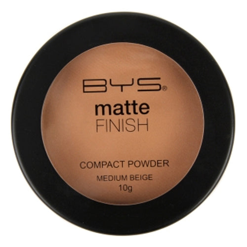 BYS Matte Compact Powder – Medium Beige