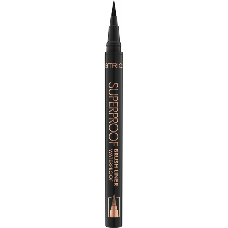 Catrice Superproof Brush Liner Waterproof – 010 Midnight Black