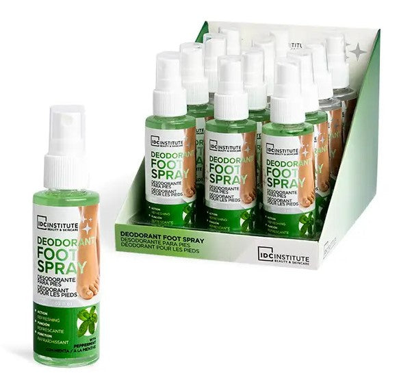 IDC Institute Spray pour les Pieds Déodorant Menthe Poivrée 60 ml