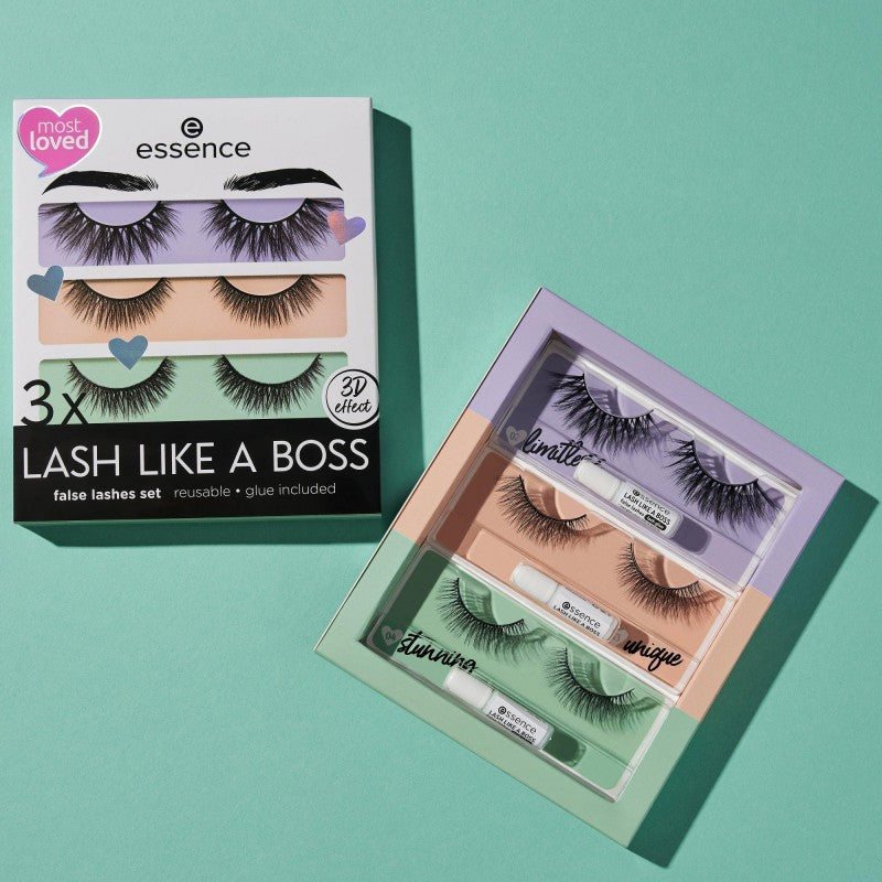 Essence 3x Lash Like A Boss False Lashes Set – 01