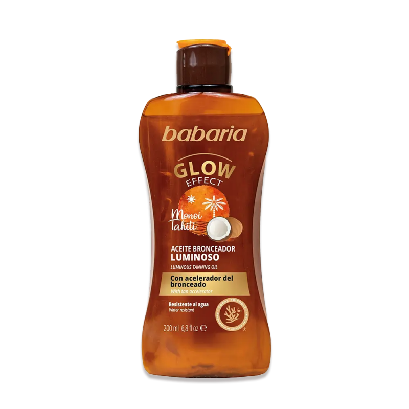 Babaria Glow Effect Gel-Huile Bronzant Effet Éclat