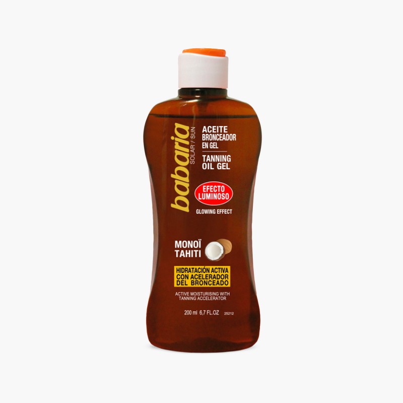 Babaria Glow Effect Gel-Huile Bronzant Effet Éclat