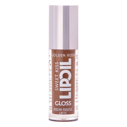 Golden Rose Sweet Kiss Lip Oil Gloss – 05 Latte mousse moka