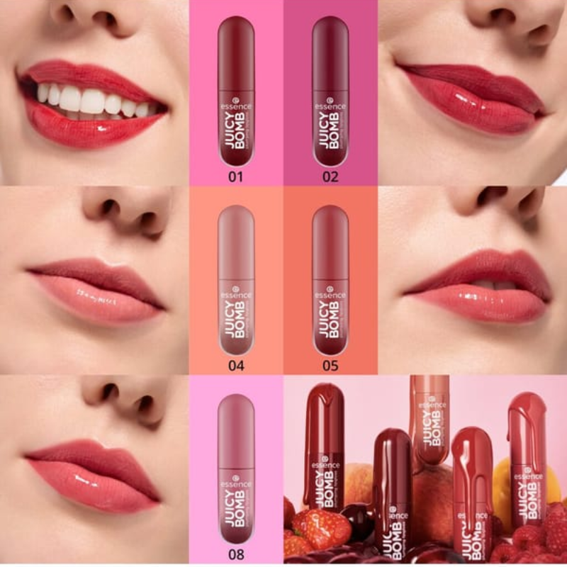 Essence Juicy Bomb Plumping Lipgloss – 02 Cerise griotte