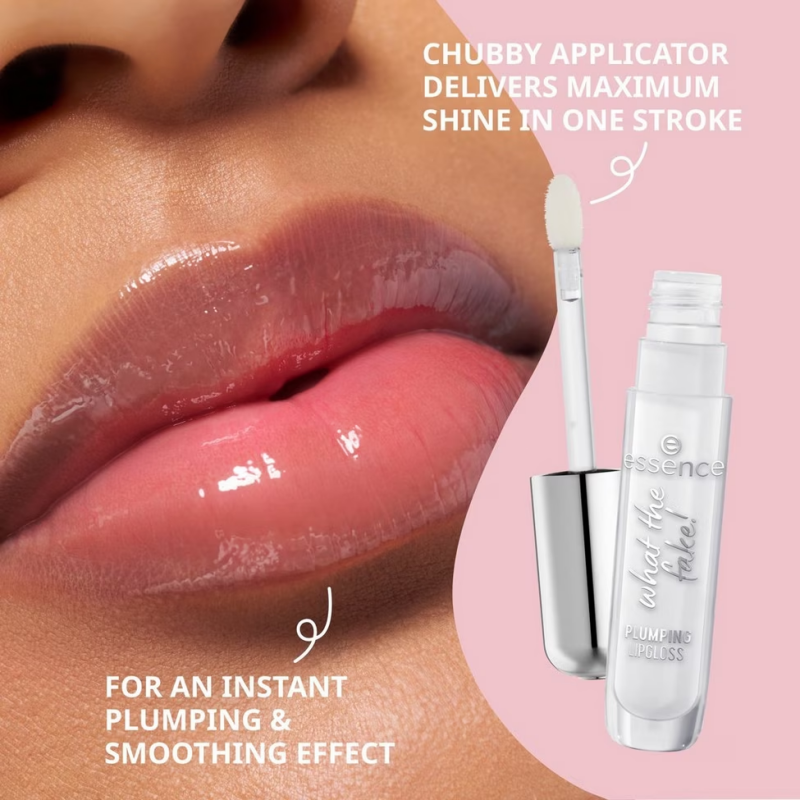 Essence What The Fake! Plumping Lipgloss – 100 Sheer Genius
