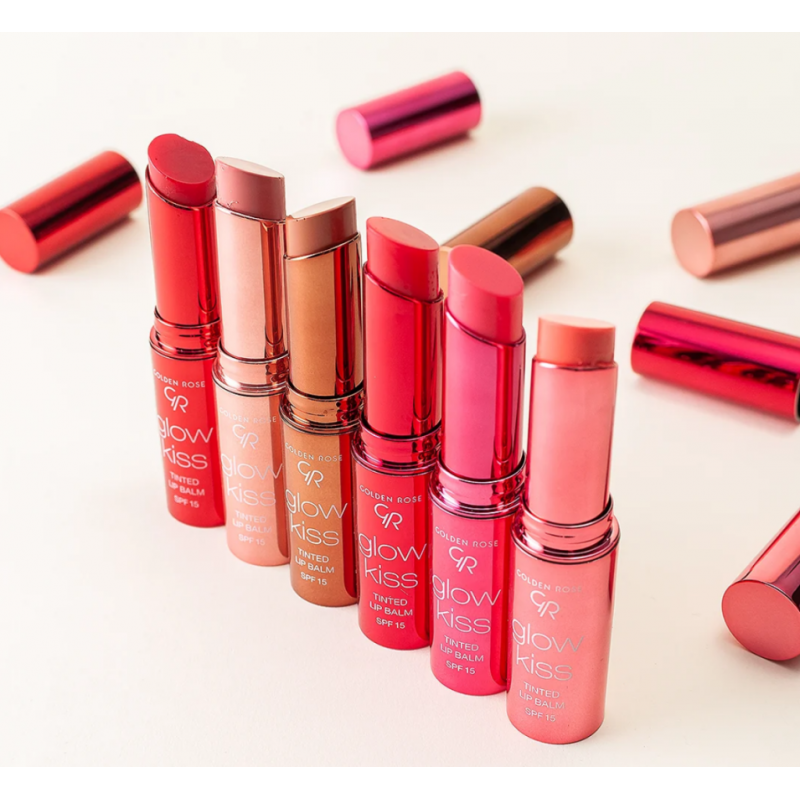 Golden Rose Glow Kiss Tinted Lip Balm SPF15 – 01