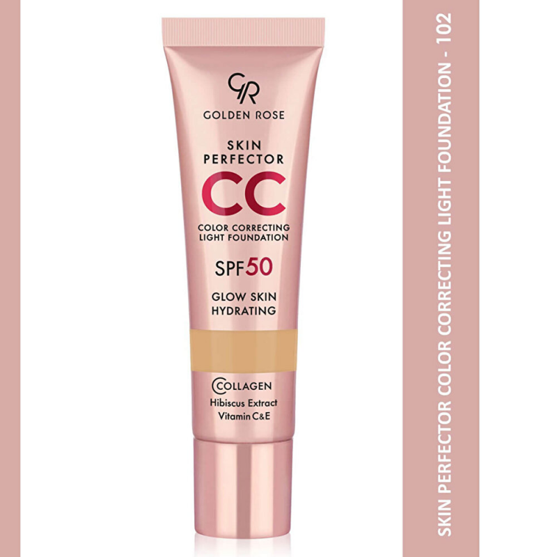 Golden Rose Skin Perfector CC Light Foundation SPF 50 – 102