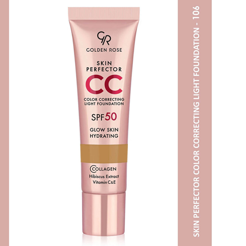 Golden Rose Skin Perfector CC Light Foundation SPF 50 – 106