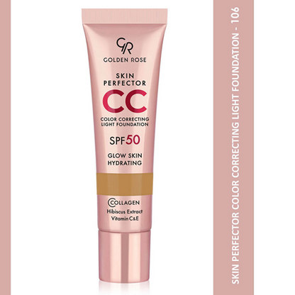 Golden Rose Skin Perfector CC Light Foundation SPF 50 – 106