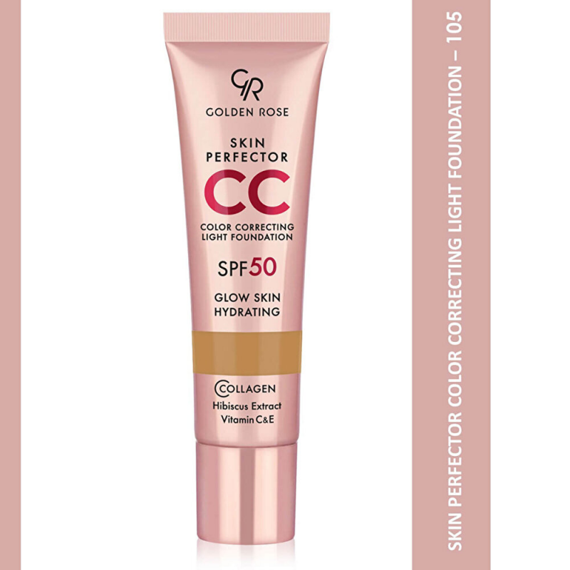 Golden Rose Skin Perfector CC Light Foundation SPF 50 – 105