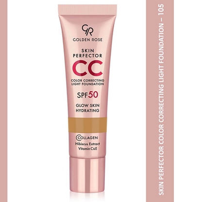 Golden Rose Skin Perfector CC Light Foundation SPF 50 – 105