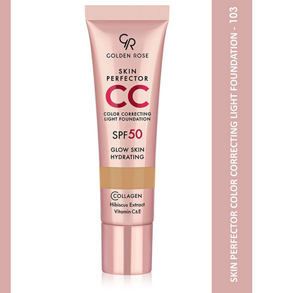 Golden Rose Skin Perfector CC Light Foundation SPF 50 – 103