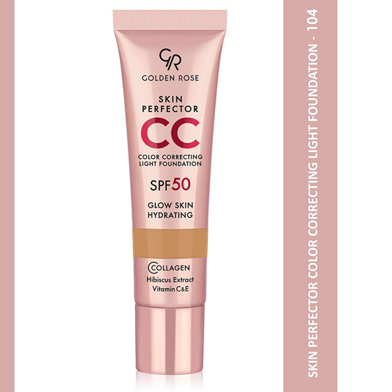 Golden Rose Skin Perfector CC Light Foundation SPF 50 – 104