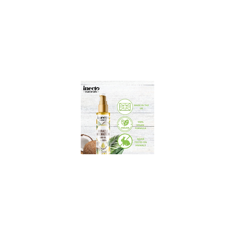 Inecto Naturals Miracle Hydration Hair Oil à la Noix de Coco